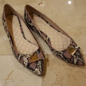 Cole Haan Snake Print Flats